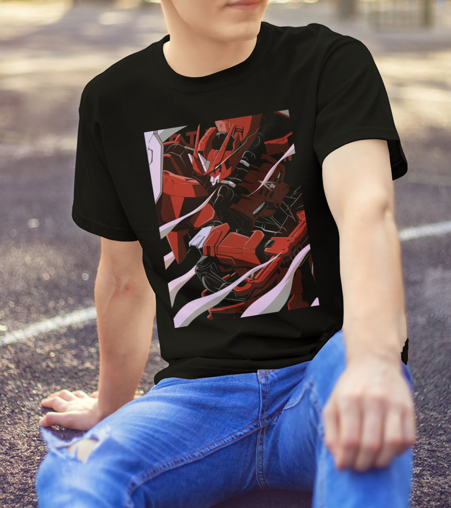 Gundam Astaroth Origin Dynamic Red Mecha T-Shirt