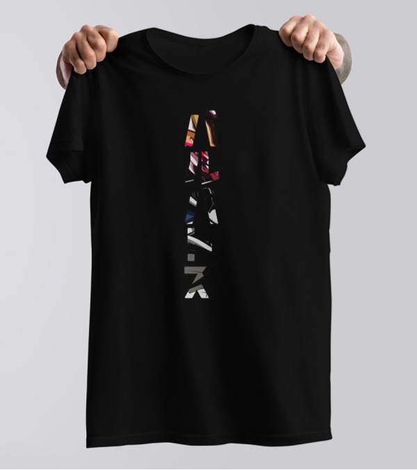 Gundam Barbatos Vertical Kanji Colors T-Shirt
