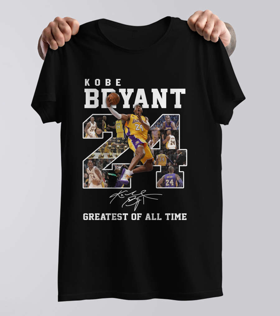 Kobe Bryant 24 Greatest Of All Time T-Shirt