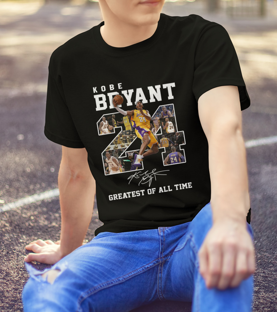 Kobe Bryant 24 Greatest Of All Time T-Shirt