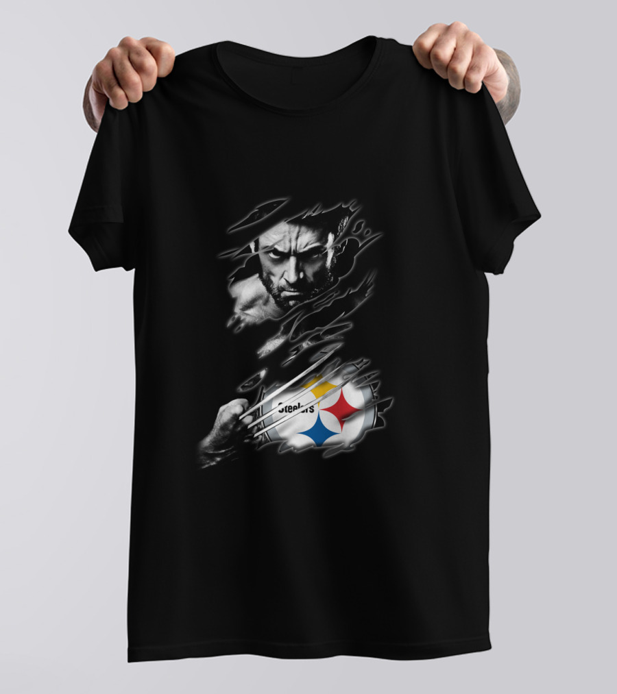 Wolverine Pittsburgh Steelers Fan Claws With Steelmark T-Shirt