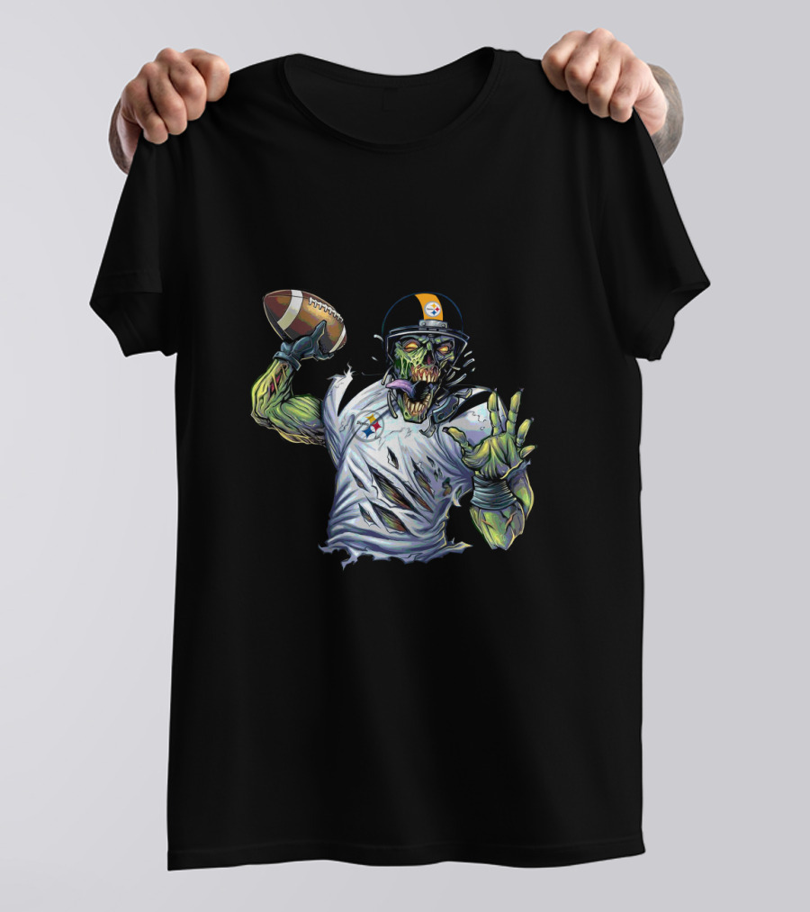 Pittsburgh Steelers Zombie Football Quarterback T-Shirt