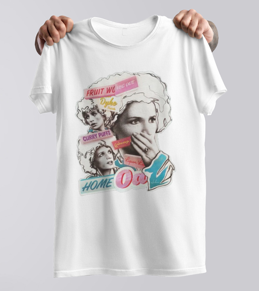 Homeoa Nordacious Fruit Wo Veg Out Dyke Curry Puffs Cubanoas Liquor Land T-Shirt
