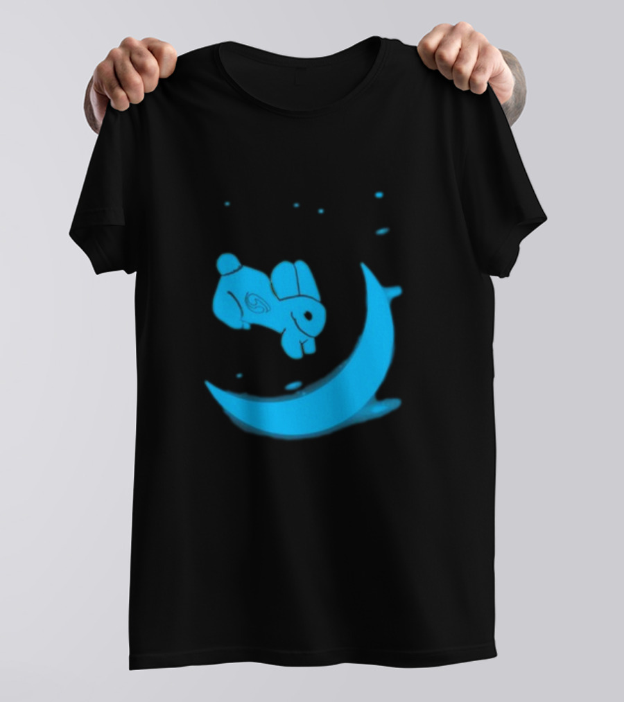 Rawpaw Jade Rabbit Moon Journey By Reghan Clark T-Shirt
