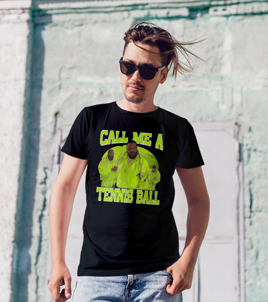 DJ Khaled Call Me A Tennis Ball Neon T-Shirt