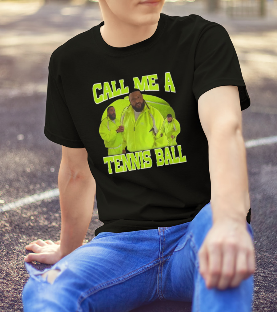 DJ Khaled Call Me A Tennis Ball Neon T-Shirt