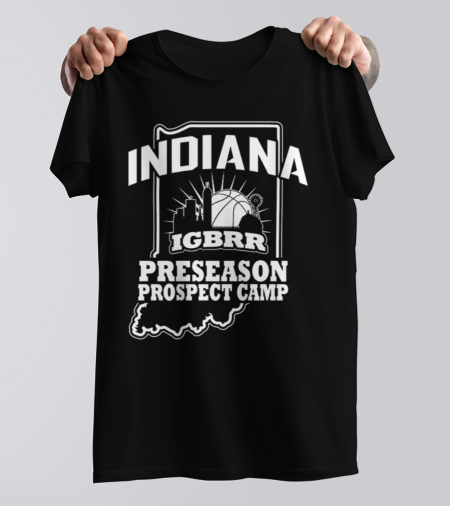 Indiana IGBRR Basketball Preseason Prospect Camp Skyline T-Shirt