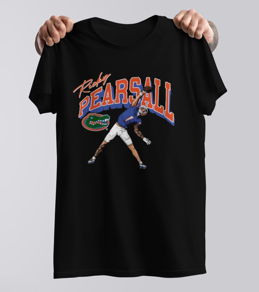 Ricky Pearsall Florida Gators Football Catch Caricature T-Shirt