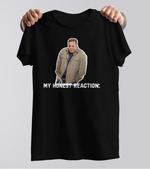 My Honest Reaction Kevin James Image Plaid T-Shirt