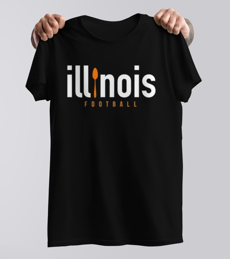 Illinois Football Spoon T-Shirt