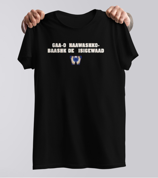 Wpg Blue Bombers Gaa-O Haawashko-Baashk De Isigewaad T-Shirt