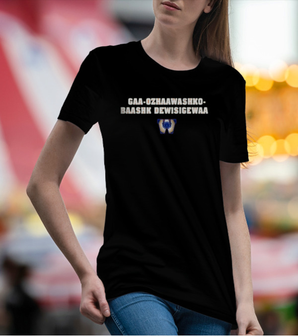 Coach O'Shea Winnipeg Blue Bombers Gaa-Ozhaawashko-Baashkidewisigewaad T-Shirt
