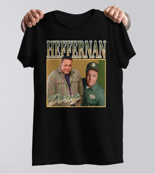 Doug Heffernan Checker Shirt And Uniform T-Shirt