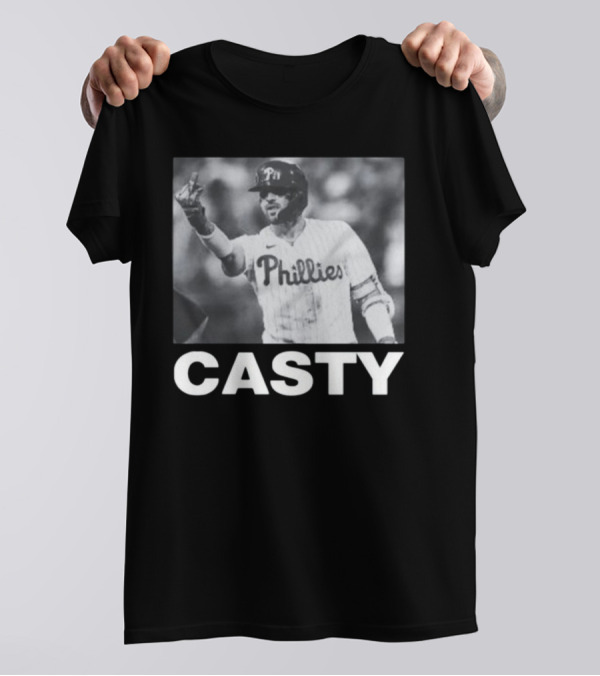 Casty Phillies Baseball Player Phillies T-Shirt