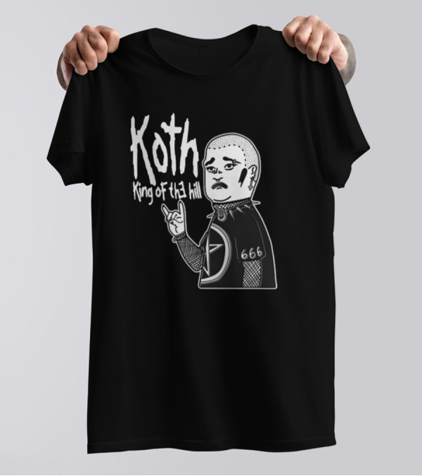 Koth King Of The Hill Punk Character 666 Devil Horns T-Shirt