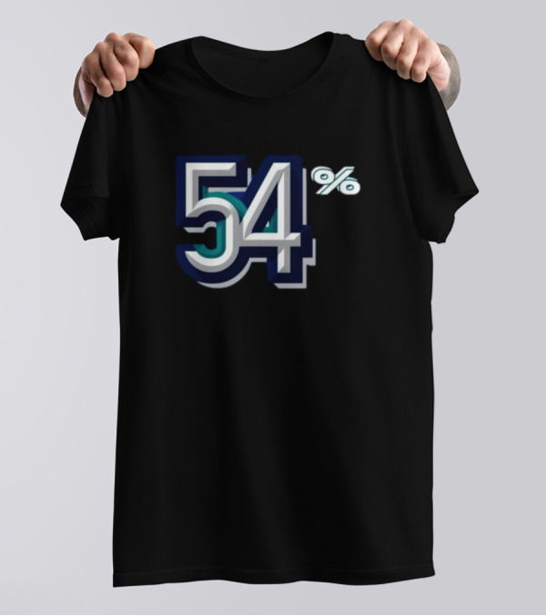 The Sports On Tap Seattle Baseball 54% Retro T-Shirt