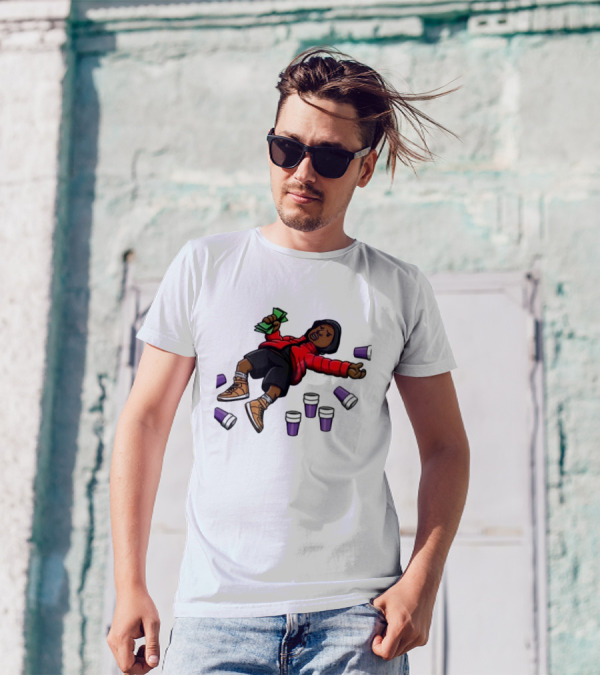 Brudderman Ayoolii Ayoolii Throwed Purple Cups And Cash Vibes T-Shirt