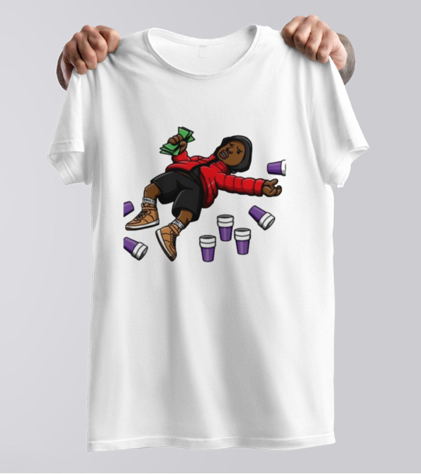 Brudderman Ayoolii Ayoolii Throwed Purple Cups And Cash Vibes T-Shirt