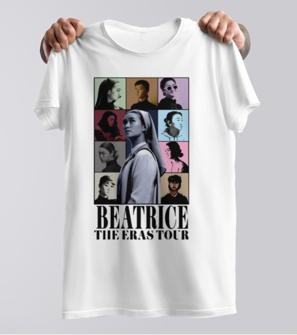 Beatrice The Eras Tour Multicolor Photo Collage T-Shirt