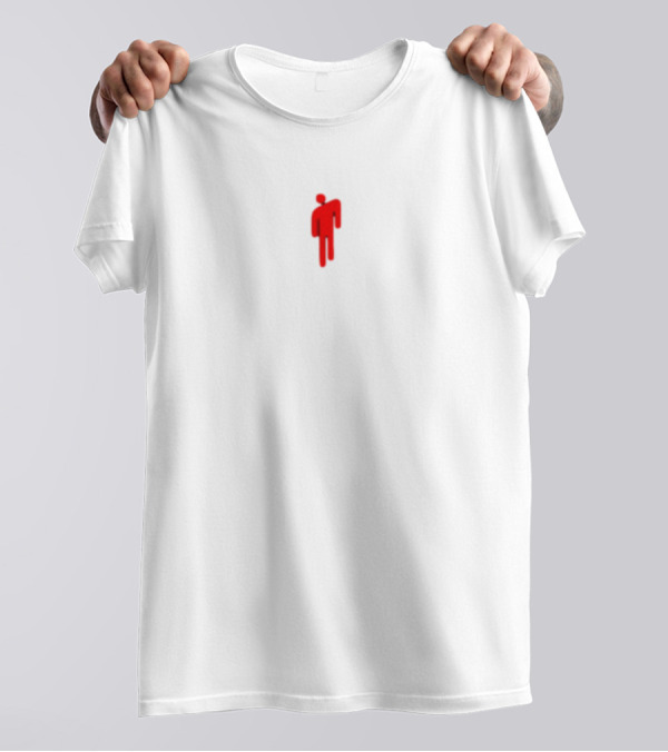 I Don't Know You At All Red Minimalist T-Shirt