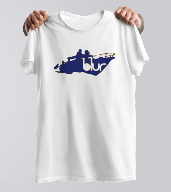 Sunday Boat Blur Logos And Concepts T-Shirt
