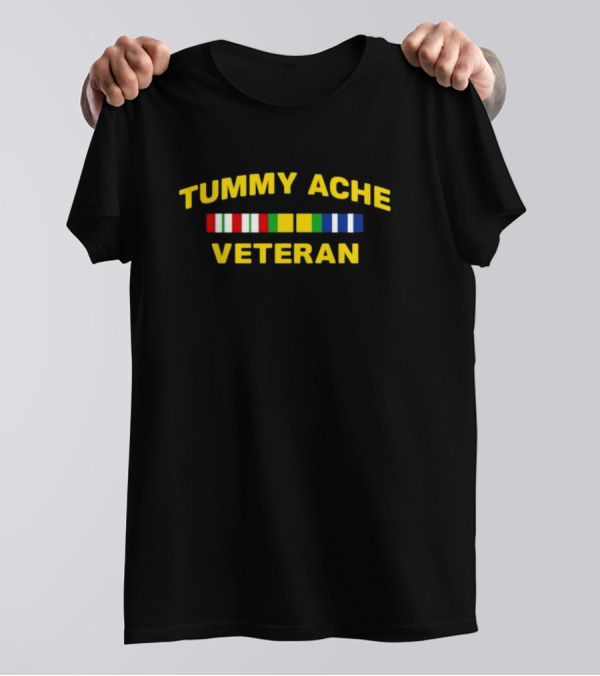 Tummy Ache Veteran Service Ribbons T-Shirt