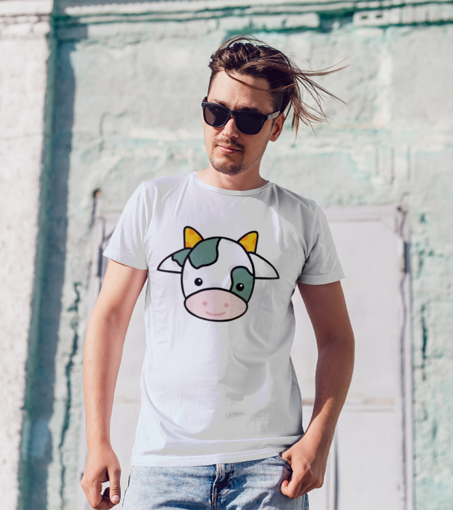 Corndoggylol Packers Cow Emoji Mascot T-Shirt