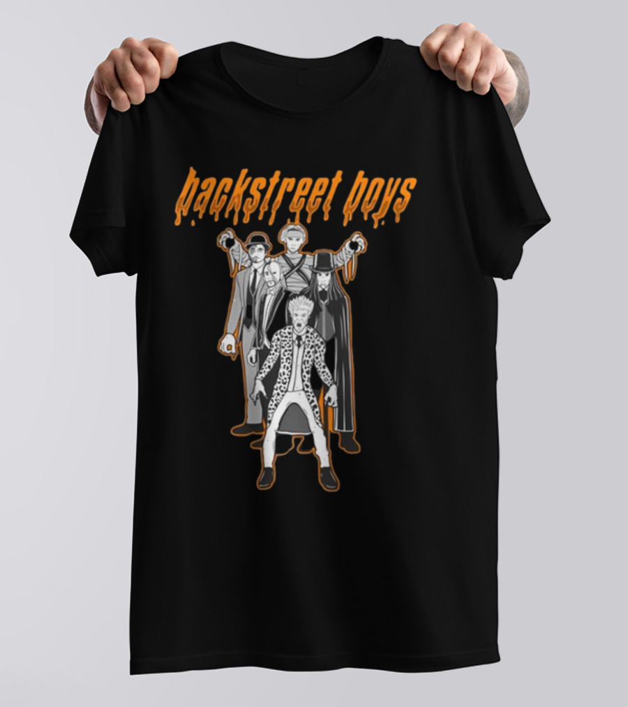Backstreet Boys Halloween Horror Costume Characters T-Shirt