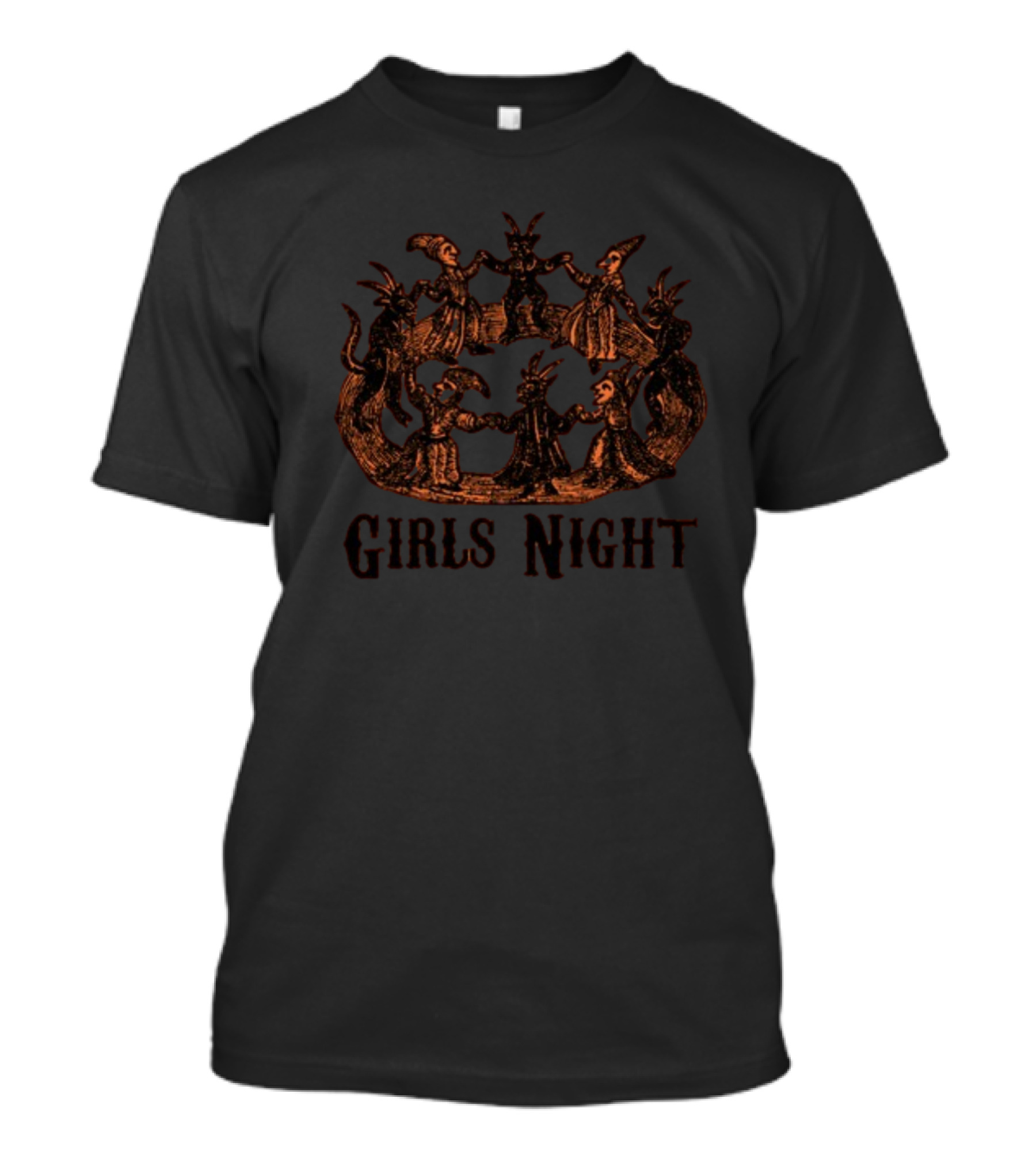 Girls Night Gotfunny Dancing Witches T-Shirt