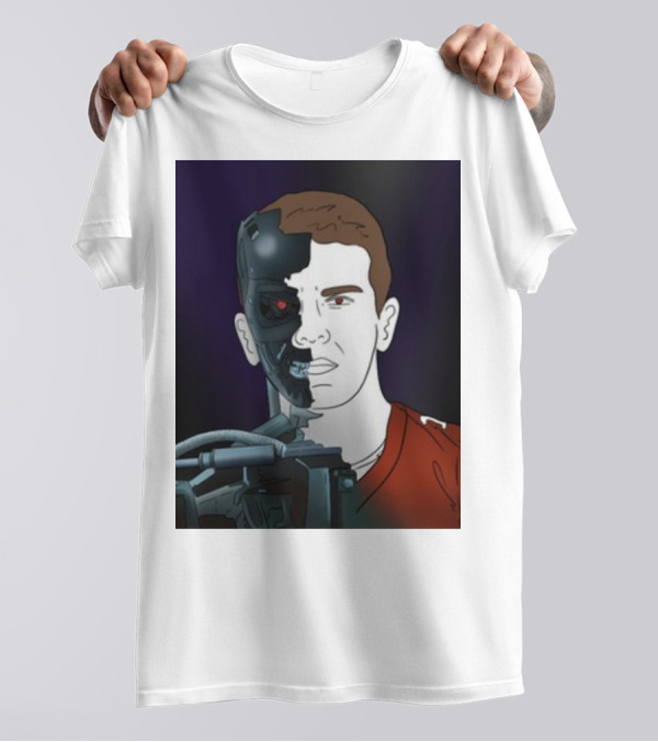 Day 17 Terminator Cyborg Purdy Quarterback Transformation T-Shirt