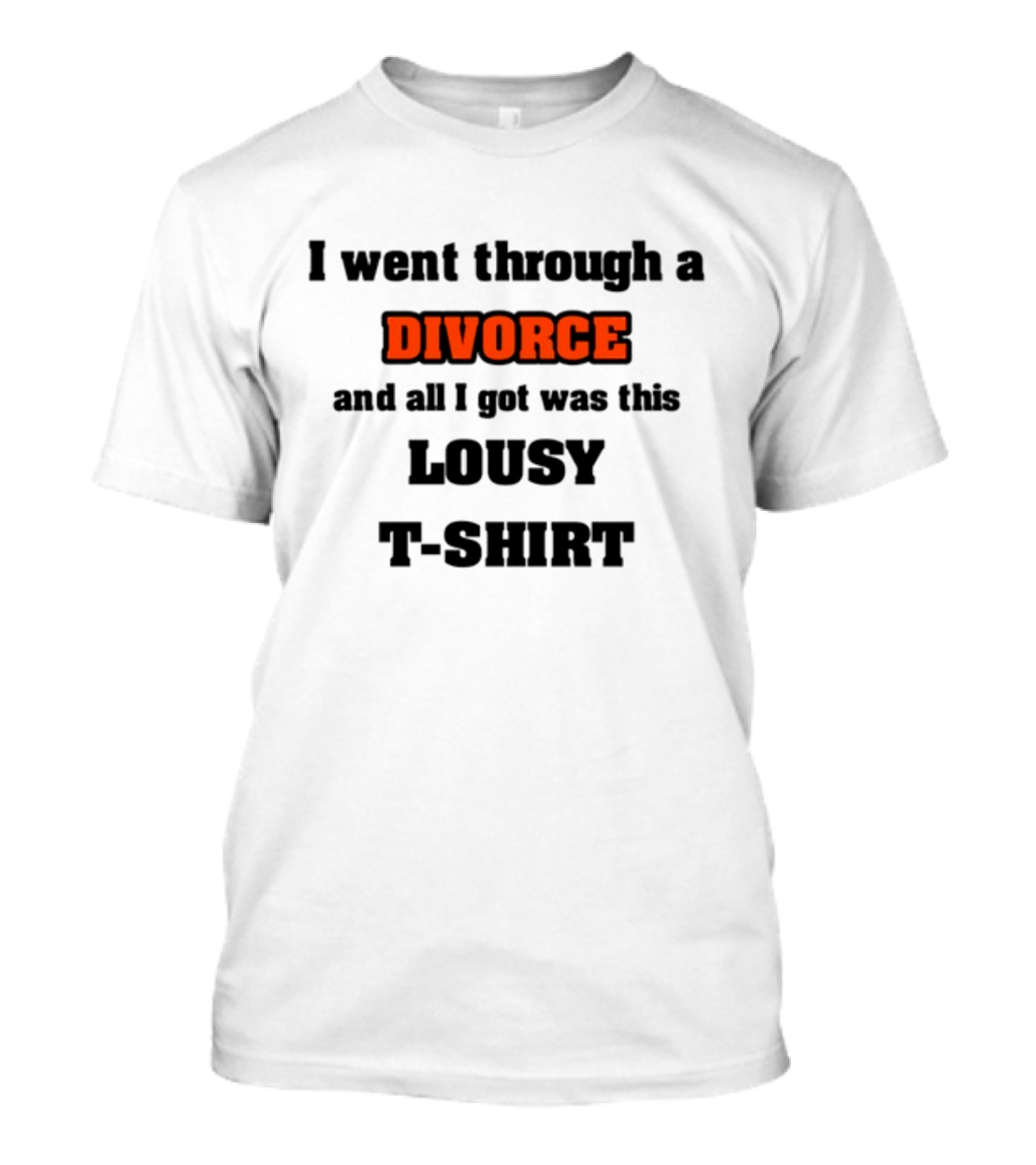 I Went Through A Divorce And All I Got Was This Lousy T-Shirt