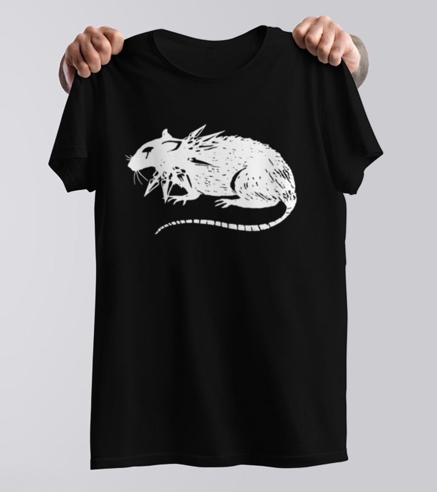 Metroalternative Punk Rat Spiked Mohawk T-Shirt
