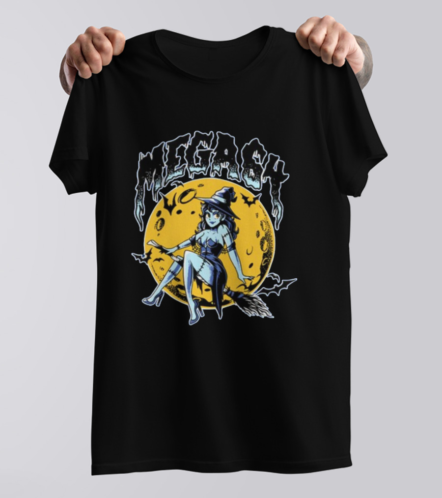 MEGASH Moon Witch Rider T-Shirt