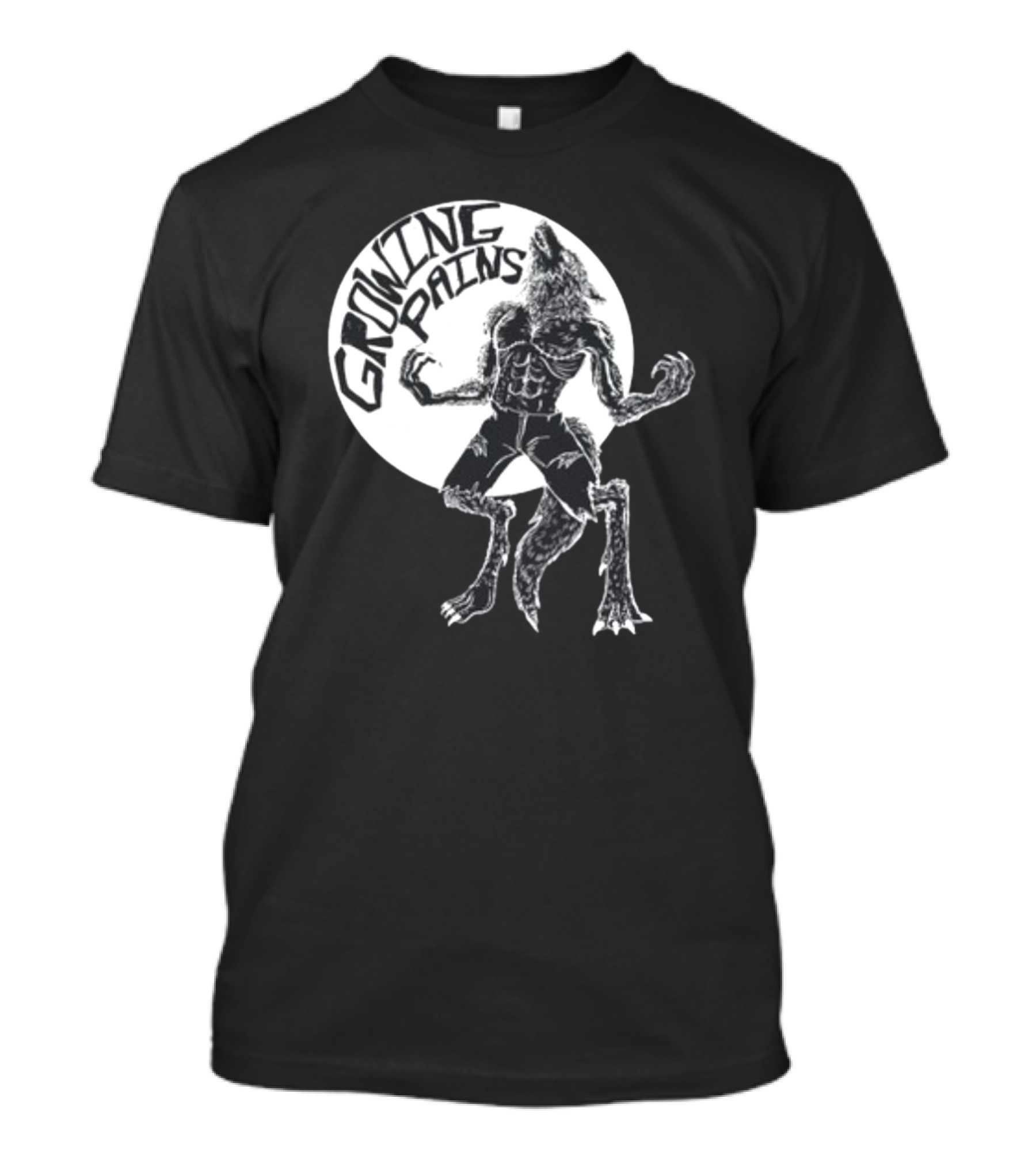 Oatmilklady Growing Pains Werewolf Transformation Full Moon T-Shirt
