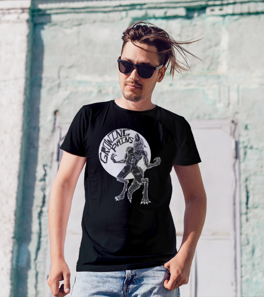 Oatmilklady Growing Pains Werewolf Transformation Full Moon T-Shirt