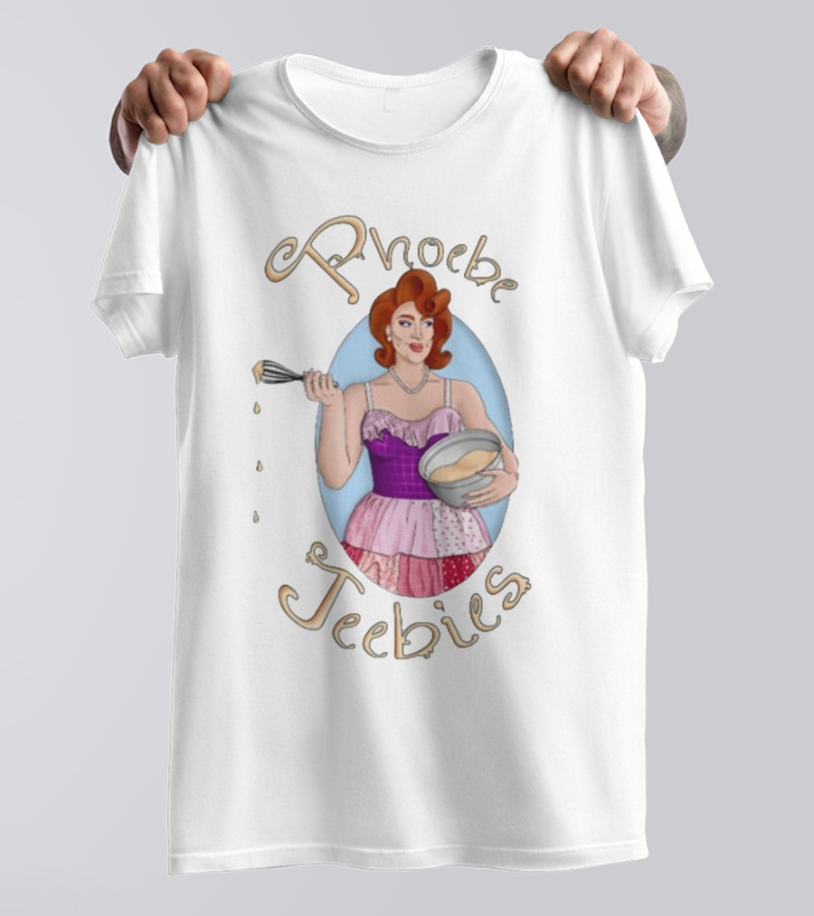Phoebe Jeebies Baking Whisk Vintage Pin-Up T-Shirt