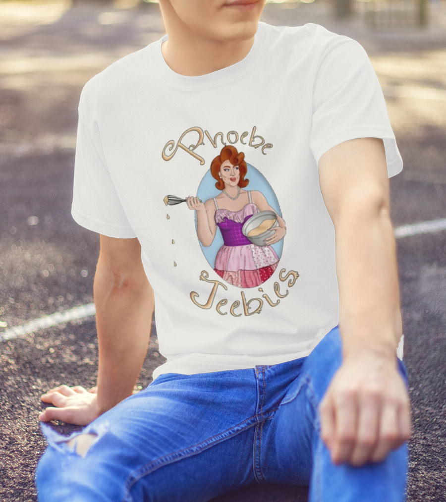 Phoebe Jeebies Baking Whisk Vintage Pin-Up T-Shirt