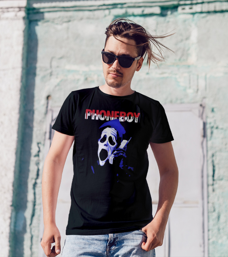 PHONEBOY Bloody Phone Call Mask T-Shirt
