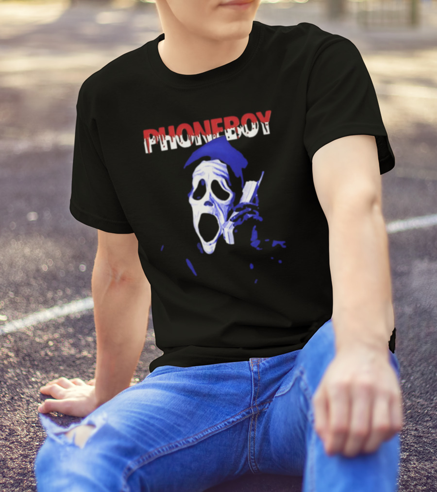 PHONEBOY Bloody Phone Call Mask T-Shirt
