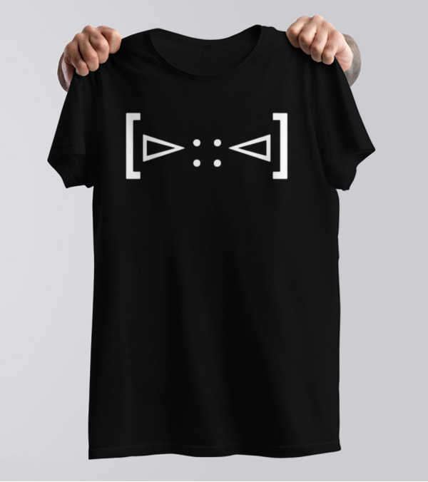 Agc Face Geometric Symbol With Triangles And Brackets T-Shirt