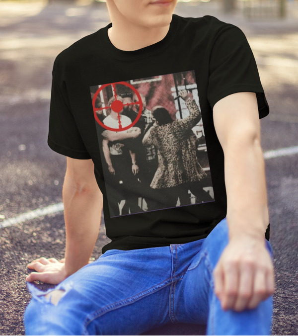 Limited Dillon Danis X Full Violence Bullseye Red Target Man Confrontation T-Shirt