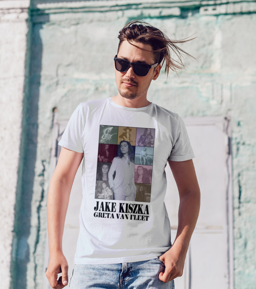 Jake Kiszka Greta Van Fleet The Eras Iconic Montage Styles And Poses T-Shirt