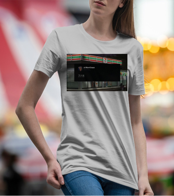 Ja'Marr Chase 7/11 Partnership Announcement T-Shirt