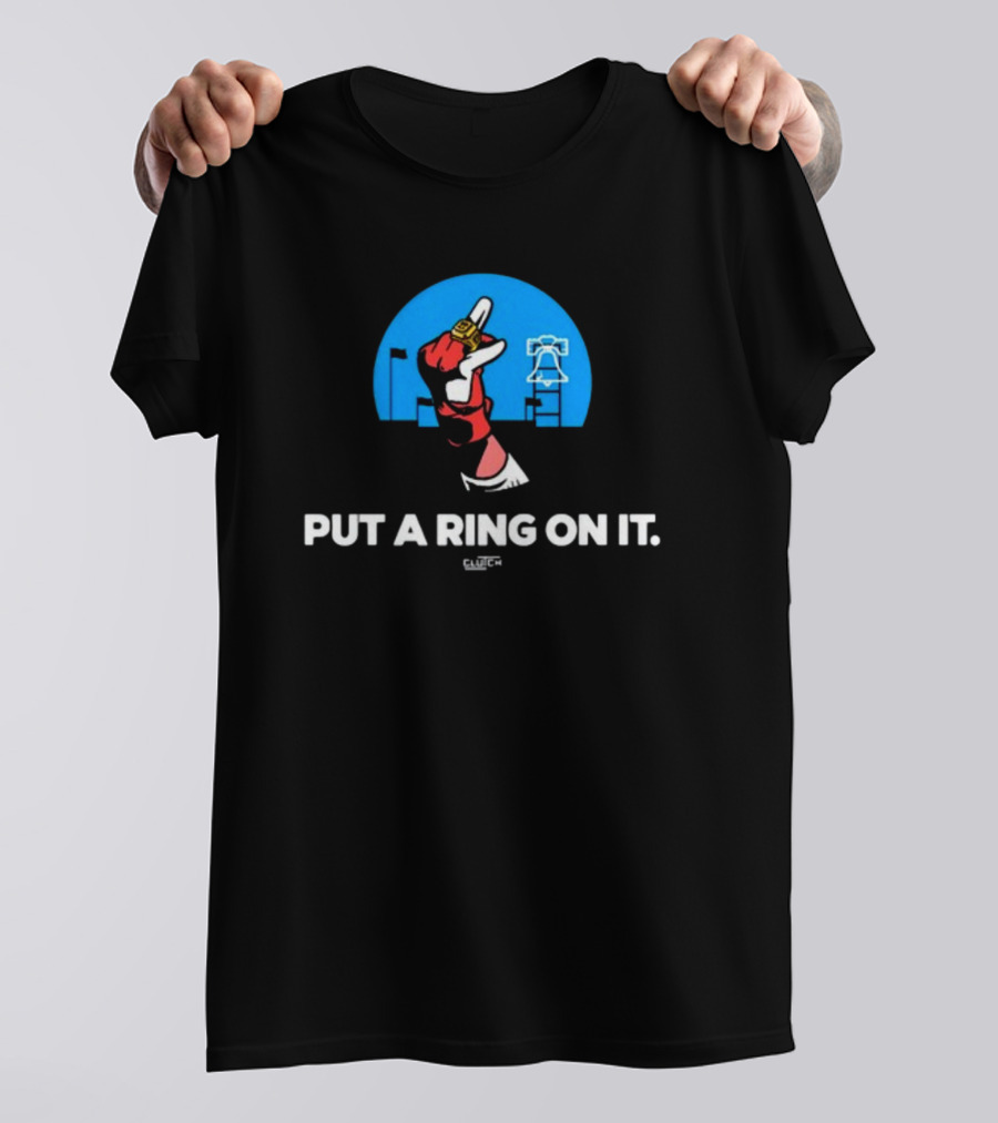 Philadelphia Put A Ring On It Liberty Bell Championship Glove T-Shirt