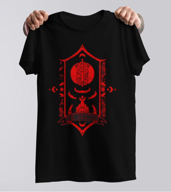 Critical Role The Solstice Viva La Mighty Nein Emblem And Crescent Moons T-Shirt
