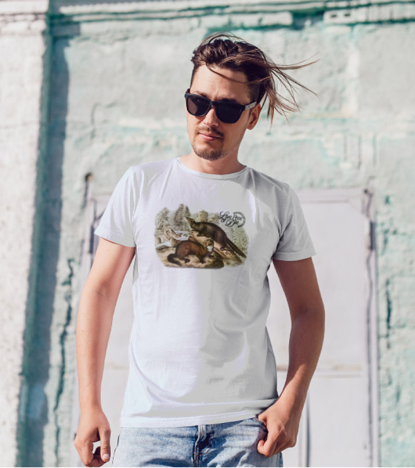Ludwig Mogul Moves Nature Reserve Live Free Or Die Wildlife Scene T-Shirt