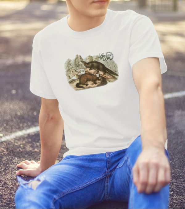 Ludwig Mogul Moves Nature Reserve Live Free Or Die Wildlife Scene T-Shirt