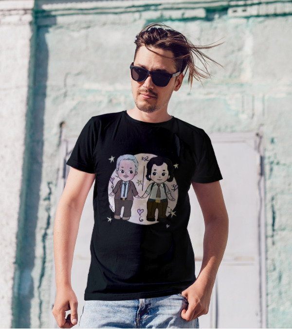 For All Time Always Loki TVA Cartoon Characters Holding Hands T-Shirt