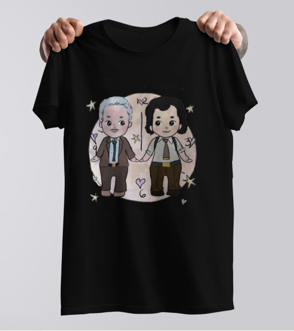 For All Time Always Loki TVA Cartoon Characters Holding Hands T-Shirt