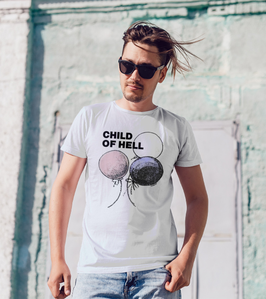 Child Of Hell Floating Balloons Dark T-Shirt